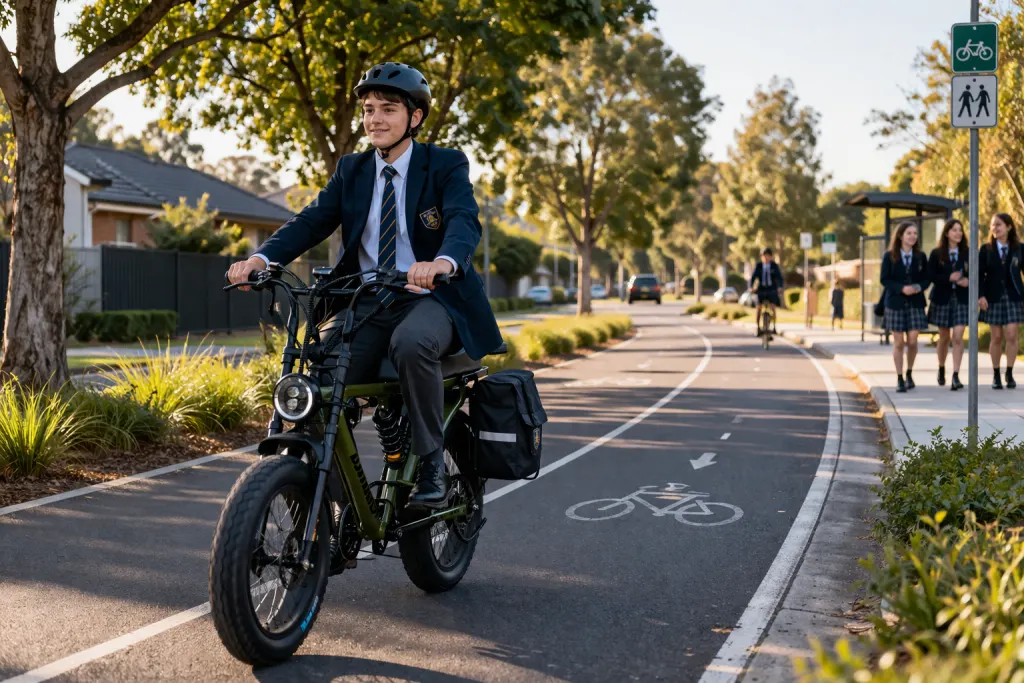 School Commuting by E-Bike
